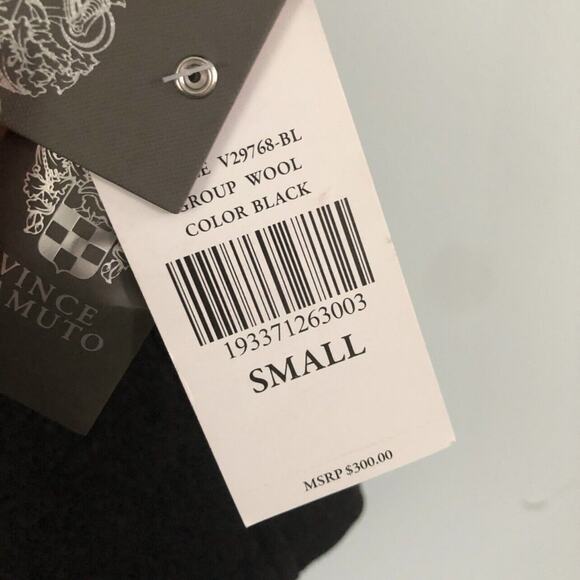 NWT Vince Camuto Double Breasted Black Wool Winter Coat - Picture 9 of 9